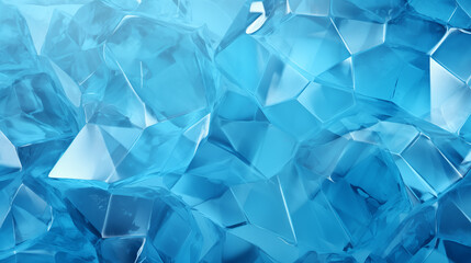 Sapphire Depths: Shattered Ice Illusion