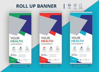 Professional roll up stand banner template design,Professional roll up stand banner template design