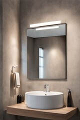 a Modern Bathroom Interior stock photo