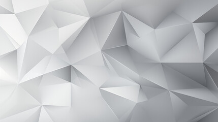 Elegance of Geometry: A Silvered Polygonscape