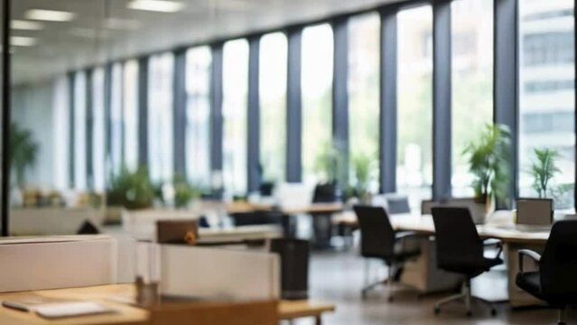 sunlight filters through the window of a coworking space through modern architecture, illuminating the collaborative environment