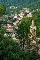 Amandola, historic town in Marche, Italy