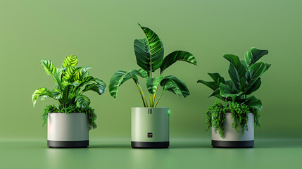 Voice activated robotic planters for automated g