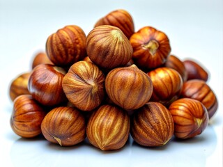 Obraz premium hazelnuts on a table