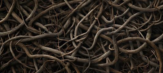 This texture features tangled or flattened fibers