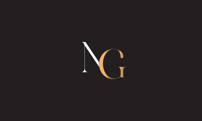 NG, GN , G , N , Abstract Letters Logo Monogram