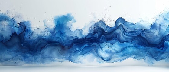 Background made from blue watercolors