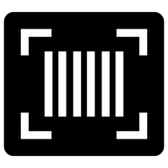 QR code scan, Barcode Scan  icon. Mobile Scan vector icon. Scanning of Codes and Objects. Check Code icon..