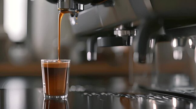 Freshly Brewed Coffee Cup from Coffee Maker Crafted by Generative AI