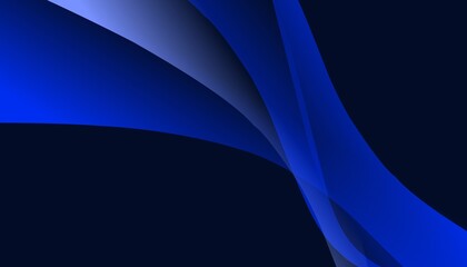 abstract blue background curve for poster, banner, cover, wallpaper, etc