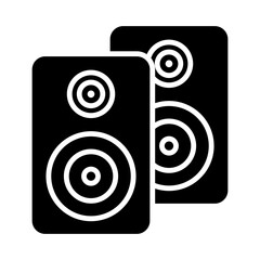 Sound system icon. Music icon in line styleMusic icon in line style