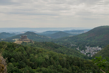 Fototapeta na wymiar murol castle on the hill