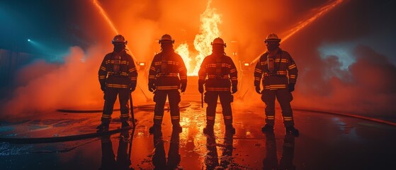 the most common reasons that men go on to become fire fighters - obrazy, fototapety, plakaty