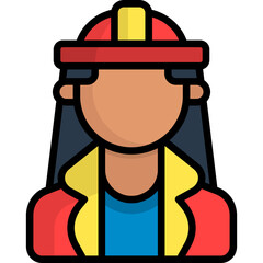Obraz premium Firefighter Icon