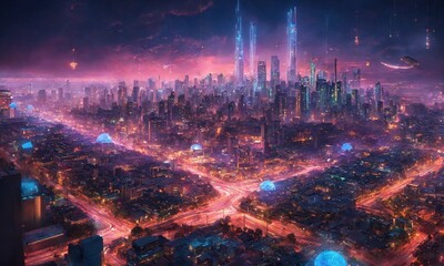 Obraz premium AI research of robot and cyborg development for future of people living