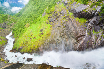 Videfossen waterfall, Norway - 748063134