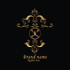 Creative Initial letter K logo design with modern business vector template. Creative isolated K monogram logo design
