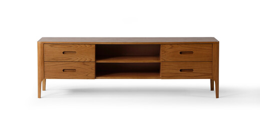 TV table isolated on white background