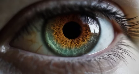 Stoff pro Meter  The intricate beauty of a human eye © vivekFx