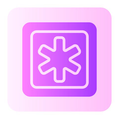 medical gradient icon