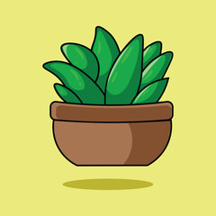 Growing Plant Vector Icon, Graphic Design and Illustration