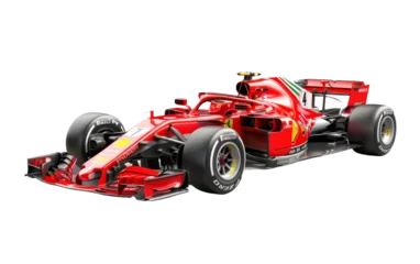 Tuinposter Unveiling the Technology Behind Formula 1 Cars On Transparent Background. © noman