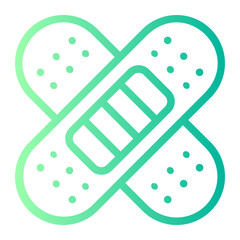 band aid gradient icon