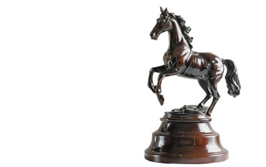 The Iconic Horse Racing Trophy On Transparent Background.