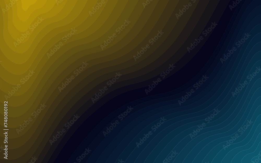 Fototapete abstract 3d wave shape background design element for banner advertising website layout