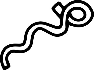 snake in the shape of a snake