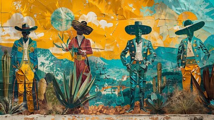 Gaucho Culture of Porto Alegre Art Collage

