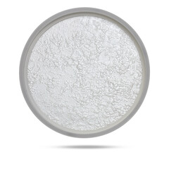 aluminum circle cut out isolated transparent background