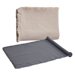 Tablecloth set cut out isolated transparent background