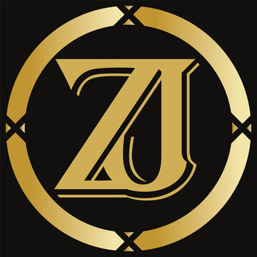 ZJ letter branding logo design with a leaf. And your best choice.
