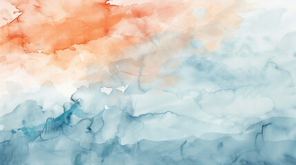 seamless pattern of abstract rainbow blobs in watercolor, with a subtle grunge texture.