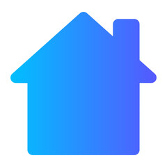 buildings gradient icon