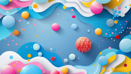 Rainbow in the Sky, Colorful and Happy Background Concept, Celebration and Beauty in Nature