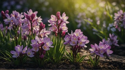 Obraz premium flowers in the garden