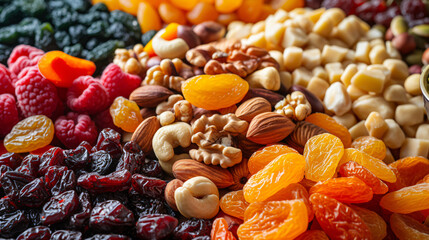 Mix of Dried Fruits and Nuts - Symbols of Judaic