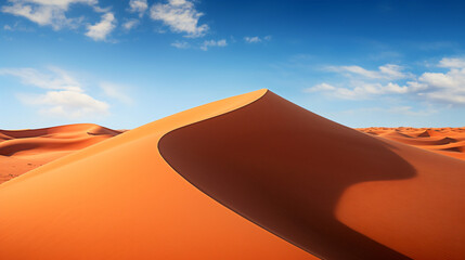 Morocco. Sand Dunes of Sahara Desert. - obrazy, fototapety, plakaty