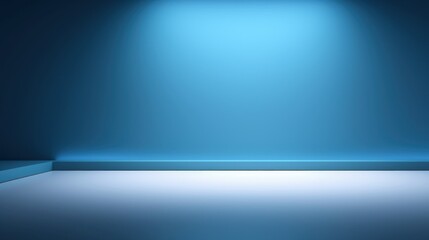 Blue futuristic background.