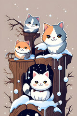 cute cats, Generative AI