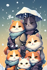 cute cats, Generative AI