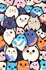 cute cats, Generative AI