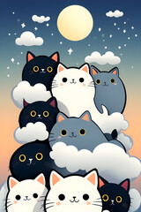cute cats, Generative AI