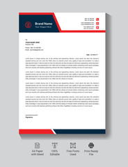 
Modern business luxury corporate identity letterhead template