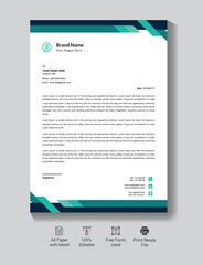 
Modern business luxury corporate identity letterhead template