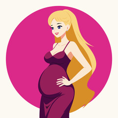 Blondy
Beautiful smiling pregnant woman Pregnancy belly Motherhood New born Young mother