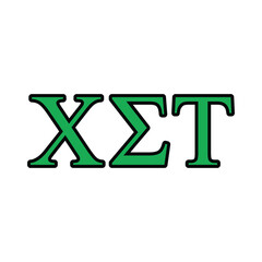 Chi Sigma Tau greek letter, ΧΣΤ greek letters, ΧΣΤ