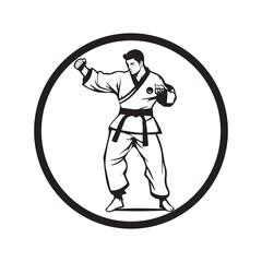 Karate Vector Art, Icons, and Logo, Design